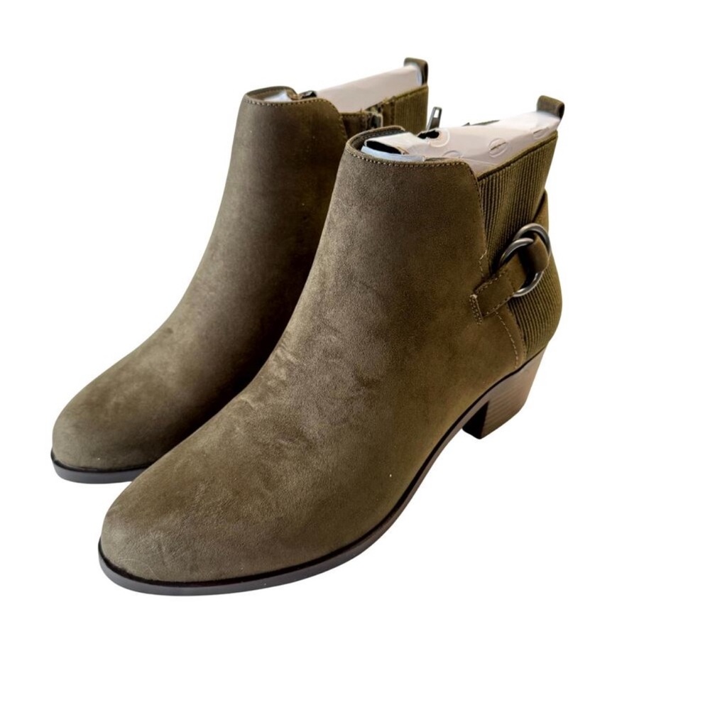 Suede Ankle Booties Stitch Fix Size 8 Market and Spruce so comfortable,